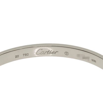 CARTIER LOVE Bracelets #20 (Driver not included) Bracelet K18 White Gold Ladies [Used]