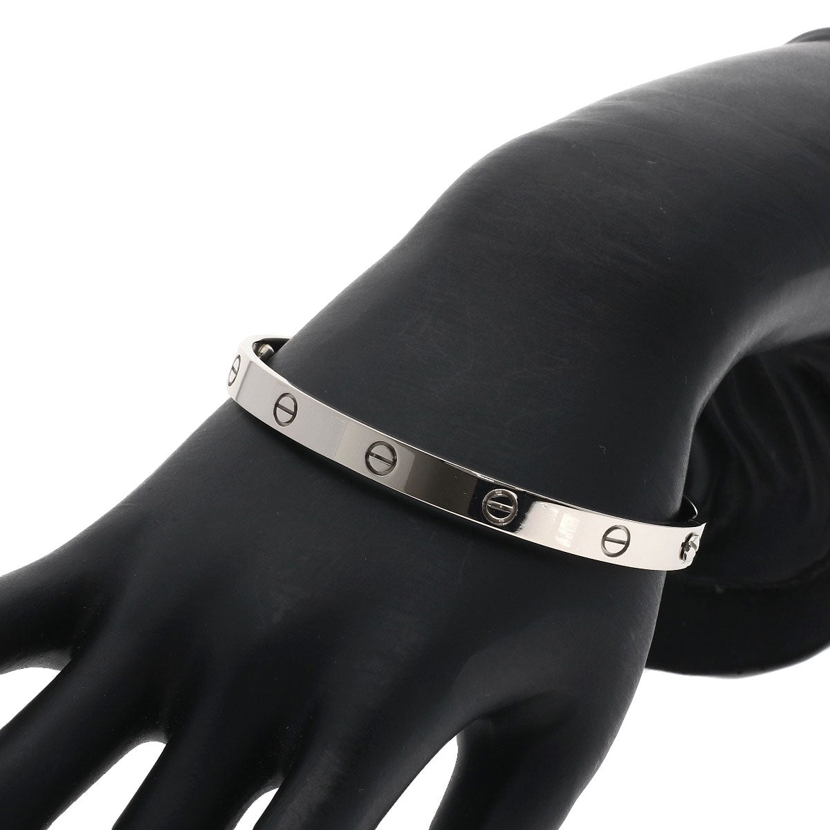 CARTIER LOVE Bracelets #20 (Driver not included) Bracelet K18 White Gold Ladies [Used]