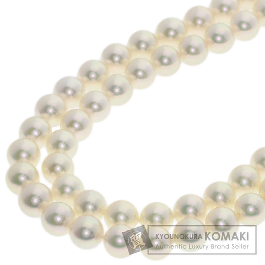 TASAKI Long Pearl Pearl Necklace K18 White Gold Ladies [Used]