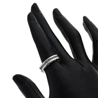 BVLGARI B.zero1 1-band Diamond #51 Ring K18 White Gold Ladies [Used]