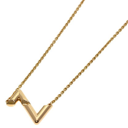 LOUIS VUITTON Vault Up Side Down Necklace K18 Pink Gold Ladies [Used]