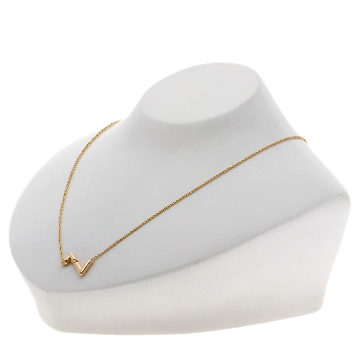 LOUIS VUITTON Vault Up Side Down Necklace K18 Pink Gold Ladies [Used]