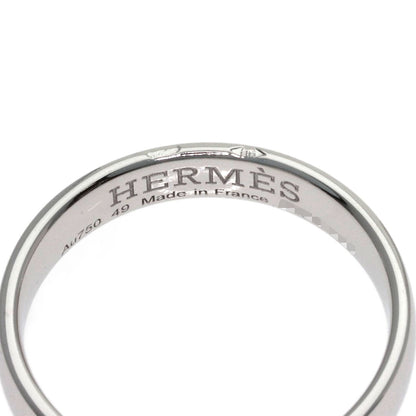 HERMES Ever Hercules #49 Ring K18 White Gold Ladies [Used]