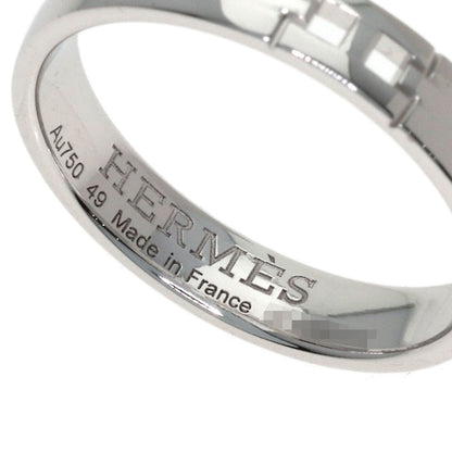 HERMES Ever Hercules #49 Ring K18 White Gold Ladies [Used]