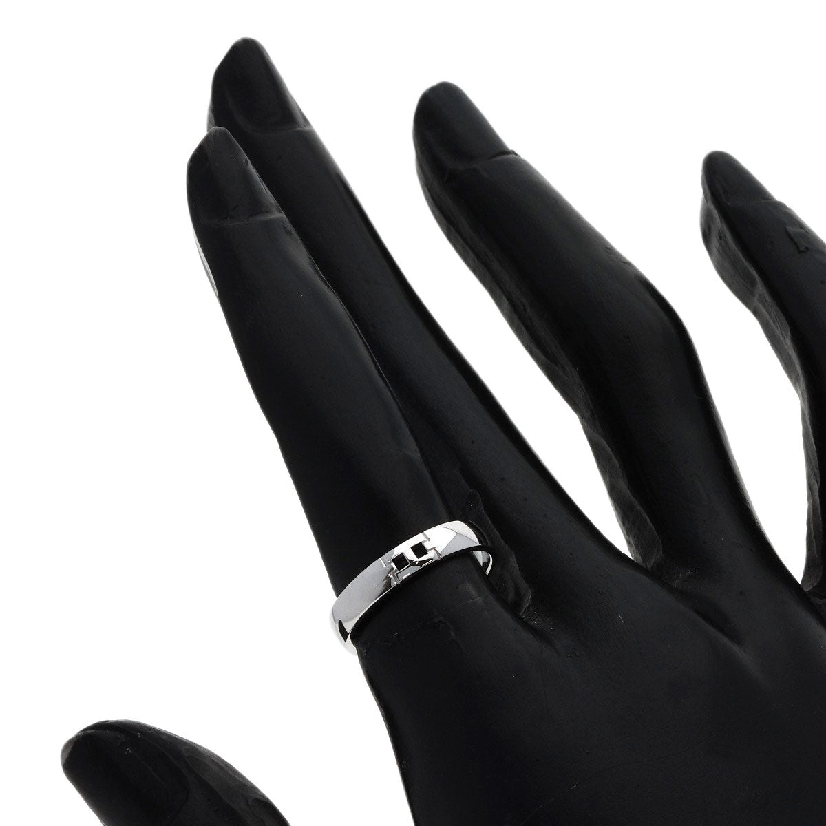 HERMES Ever Hercules #49 Ring K18 White Gold Ladies [Used]