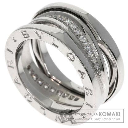 BVLGARI B.zero1 Legend Diamond #51 Ring K18 White Gold Ladies [Used]