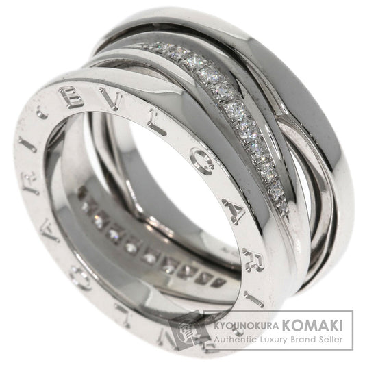 BVLGARI B.zero1 Legend Diamond #51 Ring K18 White Gold Ladies [Used]