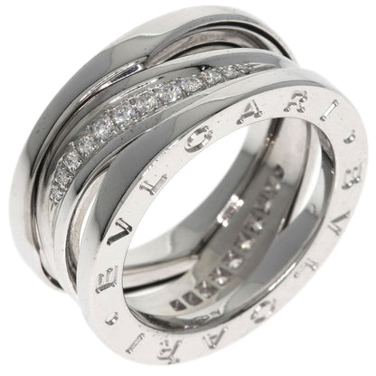 BVLGARI B.zero1 Legend Diamond #51 Ring K18 White Gold Ladies [Used]