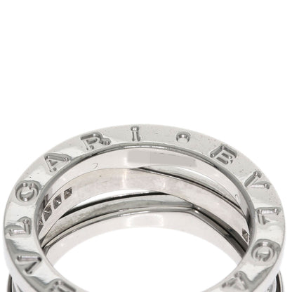 BVLGARI B.zero1 Legend Diamond #51 Ring K18 White Gold Ladies [Used]