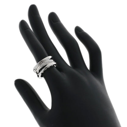 BVLGARI B.zero1 Legend Diamond #51 Ring K18 White Gold Ladies [Used]