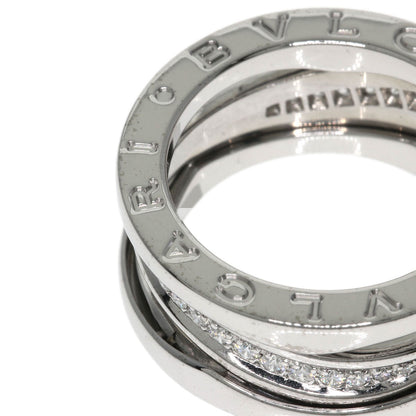 BVLGARI B.zero1 Legend Diamond #51 Ring K18 White Gold Ladies [Used]