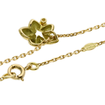 Chaumet Vintage 1P Diamond Necklace K18 Yellow Gold Ladies [Used]