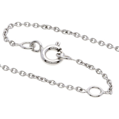 HERMES Finesse Pave Diamond Necklace K18 White Gold Ladies [Used]