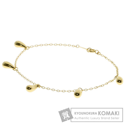 TIFFANY&Co. 5P teardrop Bracelet K18 Yellow Gold Ladies [Used]