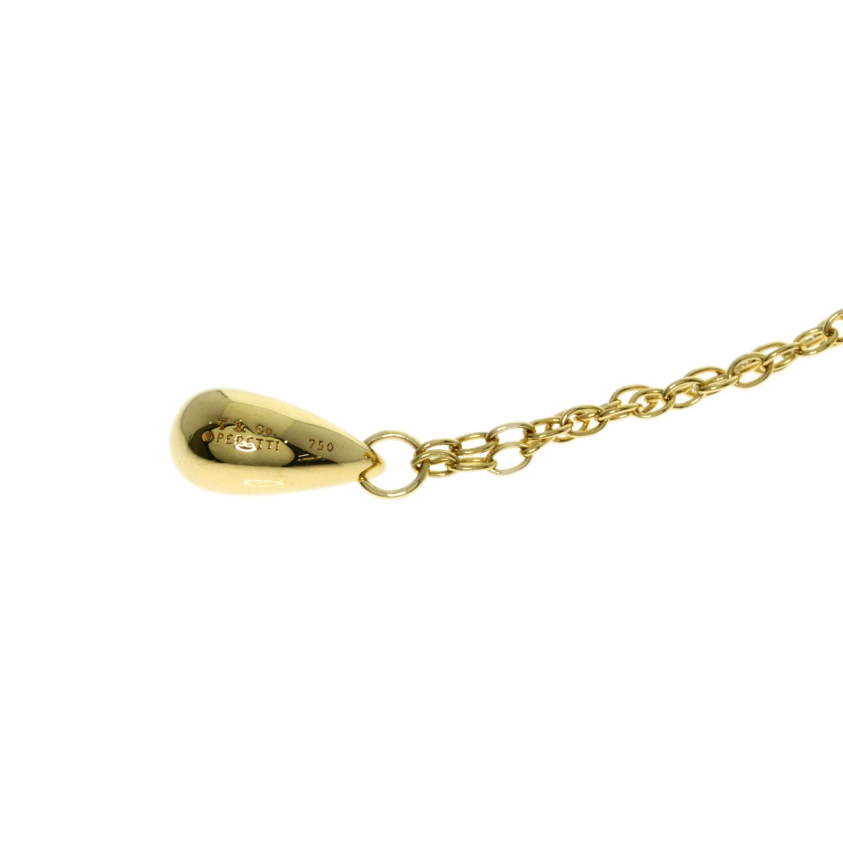 TIFFANY&Co. 5P teardrop Bracelet K18 Yellow Gold Ladies [Used]