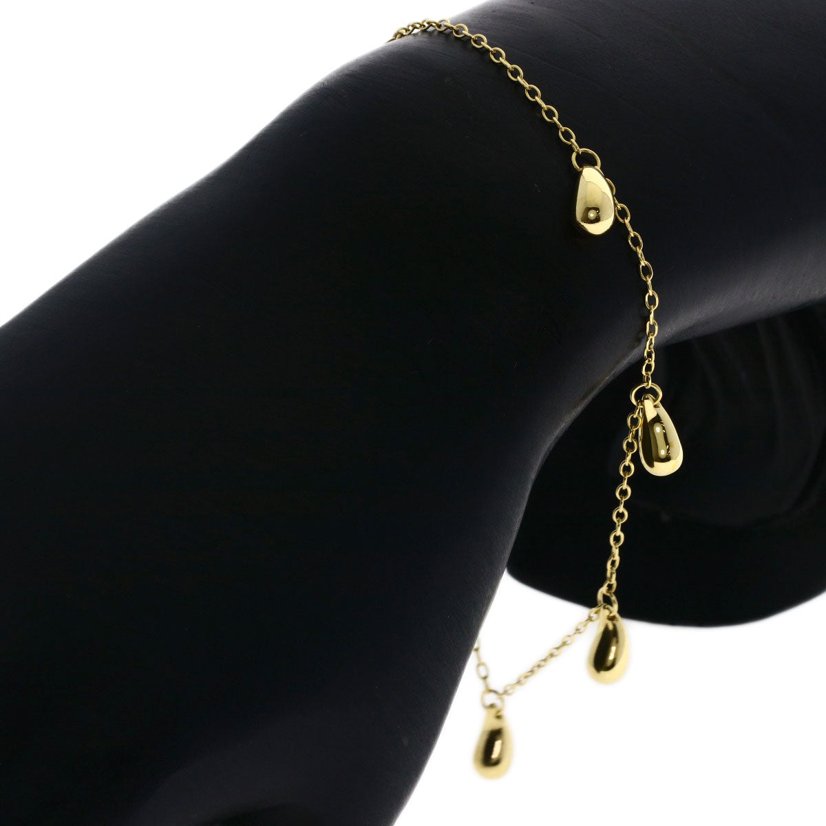 TIFFANY&Co. 5P teardrop Bracelet K18 Yellow Gold Ladies [Used]