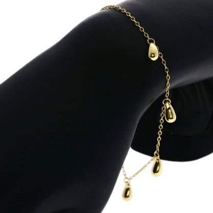 TIFFANY&Co. 5P teardrop Bracelet K18 Yellow Gold Ladies [Used]