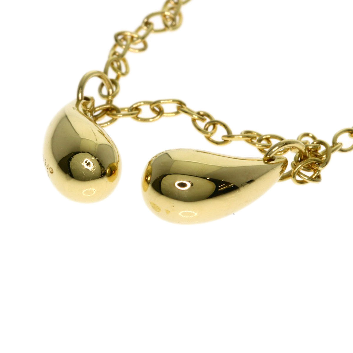 TIFFANY&Co. 5P teardrop Bracelet K18 Yellow Gold Ladies [Used]