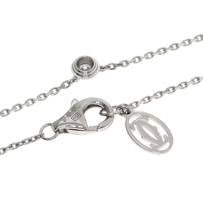 CARTIER Damour Diamant Léger XS 1P Diamond Necklace K18 White Gold Ladies [Used]