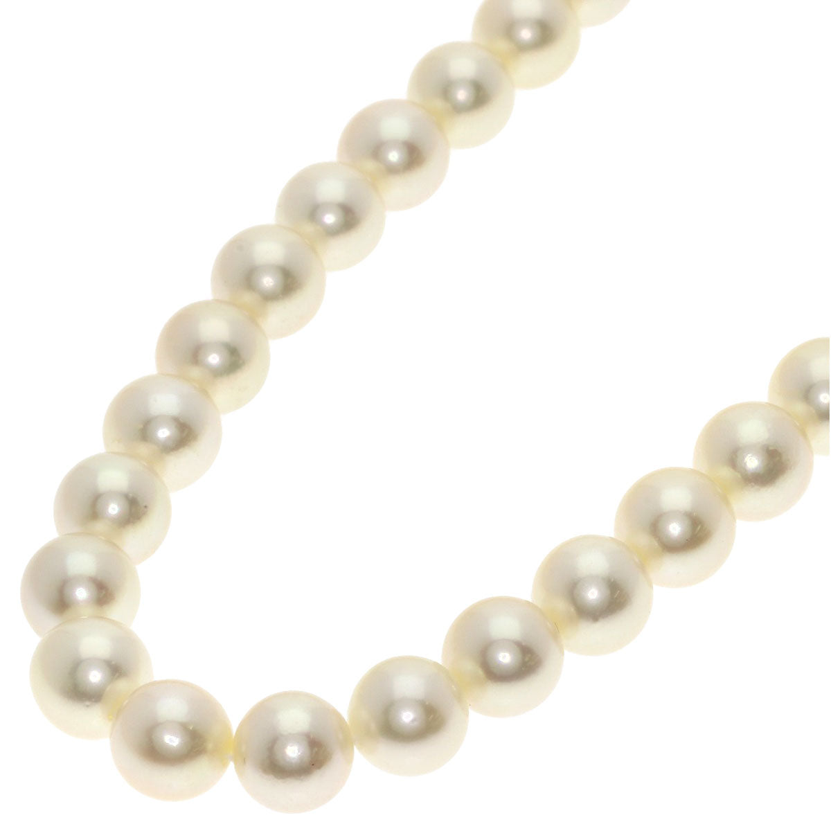 TASAKI Akoya Pearl Earrings Necklace Silver Ladies [Used]