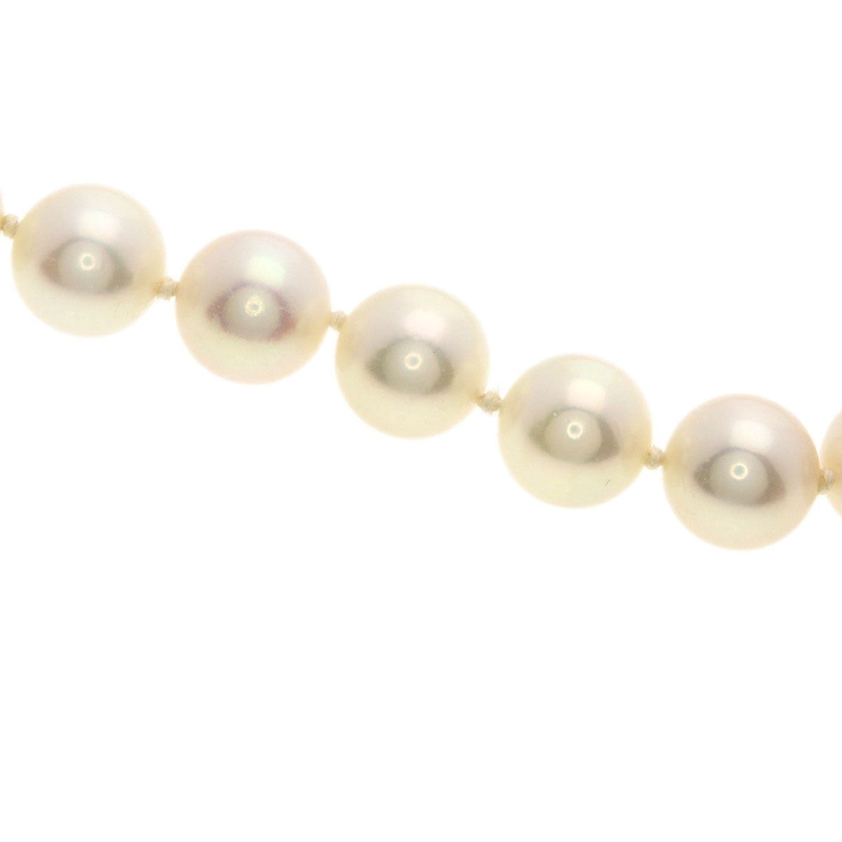 MIKIMOTO Pearl Pearl Necklace K14 Yellow Gold Ladies [Used]