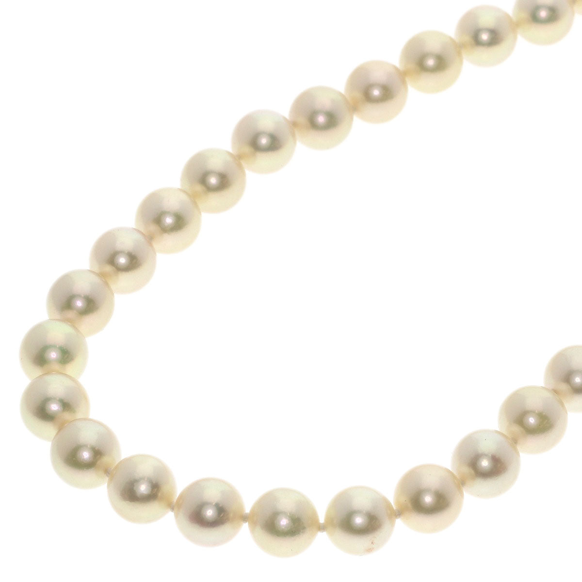 TASAKI Pearl Pearl Necklace and Earring 2-piece set Necklace K18 Yellow Gold Ladies [Used]