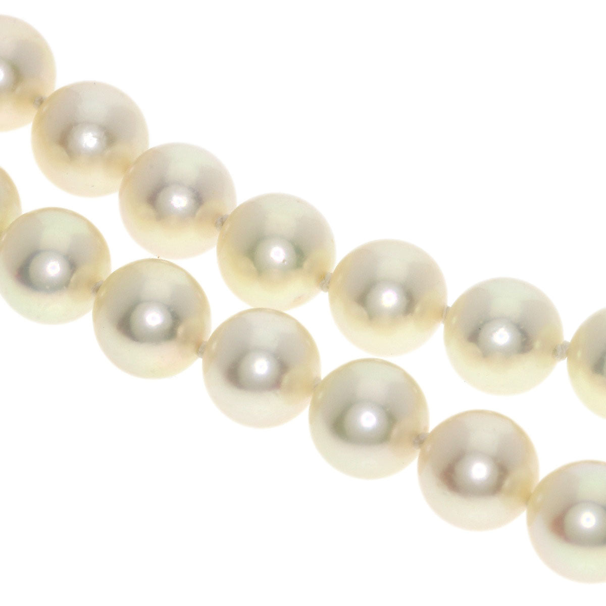 TASAKI Pearl Pearl Necklace and Earring 2-piece set Necklace K18 Yellow Gold Ladies [Used]