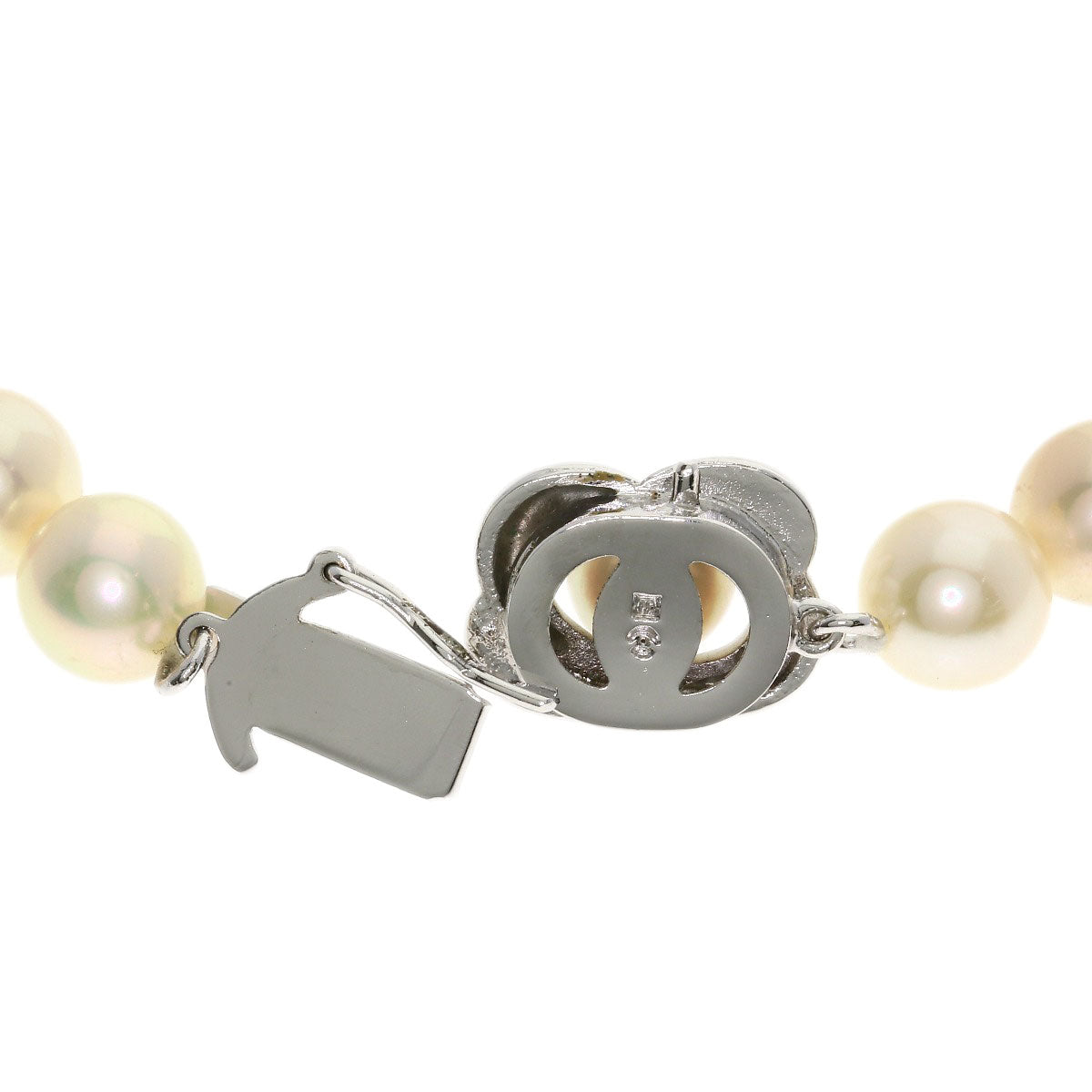TASAKI Pearl Pearl Necklace and Earring 2-piece set Necklace Silver Ladies [Used]