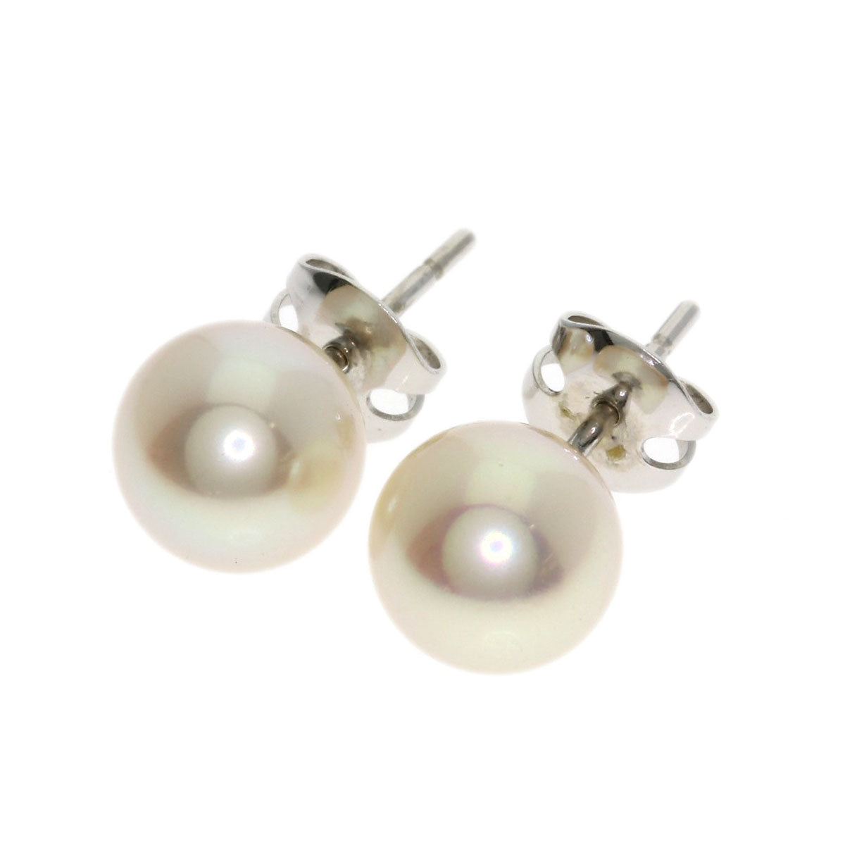 TASAKI Pearl Necklace & Earrings (2-piece set) Necklace K14 White Gold SVLadies [Used]