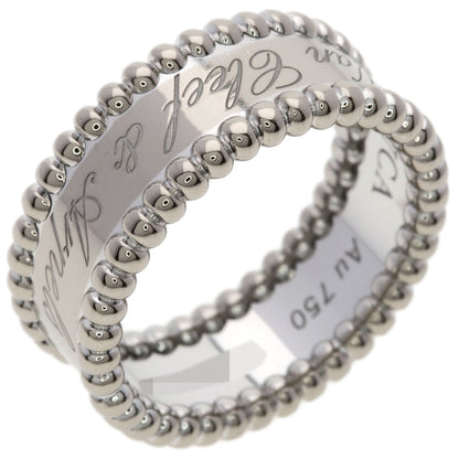 Van Cleef & Arpels Perle Signature #52 Ring K18 White Gold Ladies [Used]