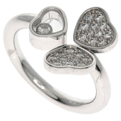 Chopard Happy Heart Wing Diamond Ring K18 White Gold Ladies [Used]