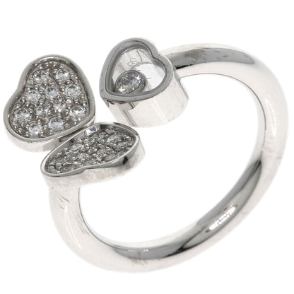 Chopard Happy Heart Wing Diamond Ring K18 White Gold Ladies [Used]