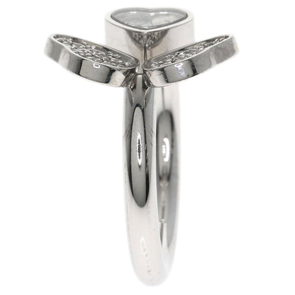 Chopard Happy Heart Wing Diamond Ring K18 White Gold Ladies [Used]