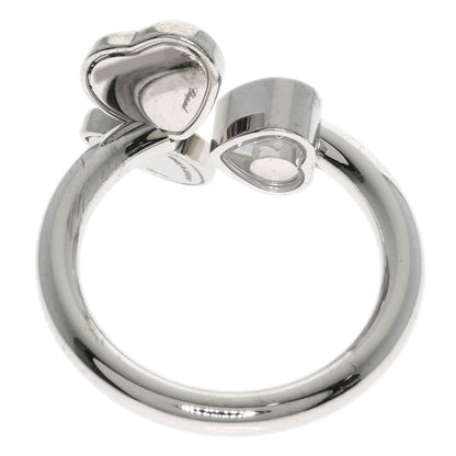 Chopard Happy Heart Wing Diamond Ring K18 White Gold Ladies [Used]