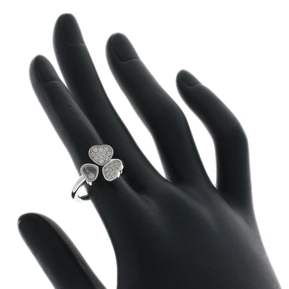 Chopard Happy Heart Wing Diamond Ring K18 White Gold Ladies [Used]