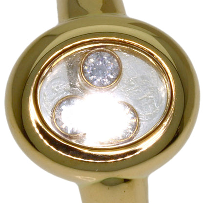 Chopard Happy diamond Ring K18 Yellow Gold Ladies [Used]