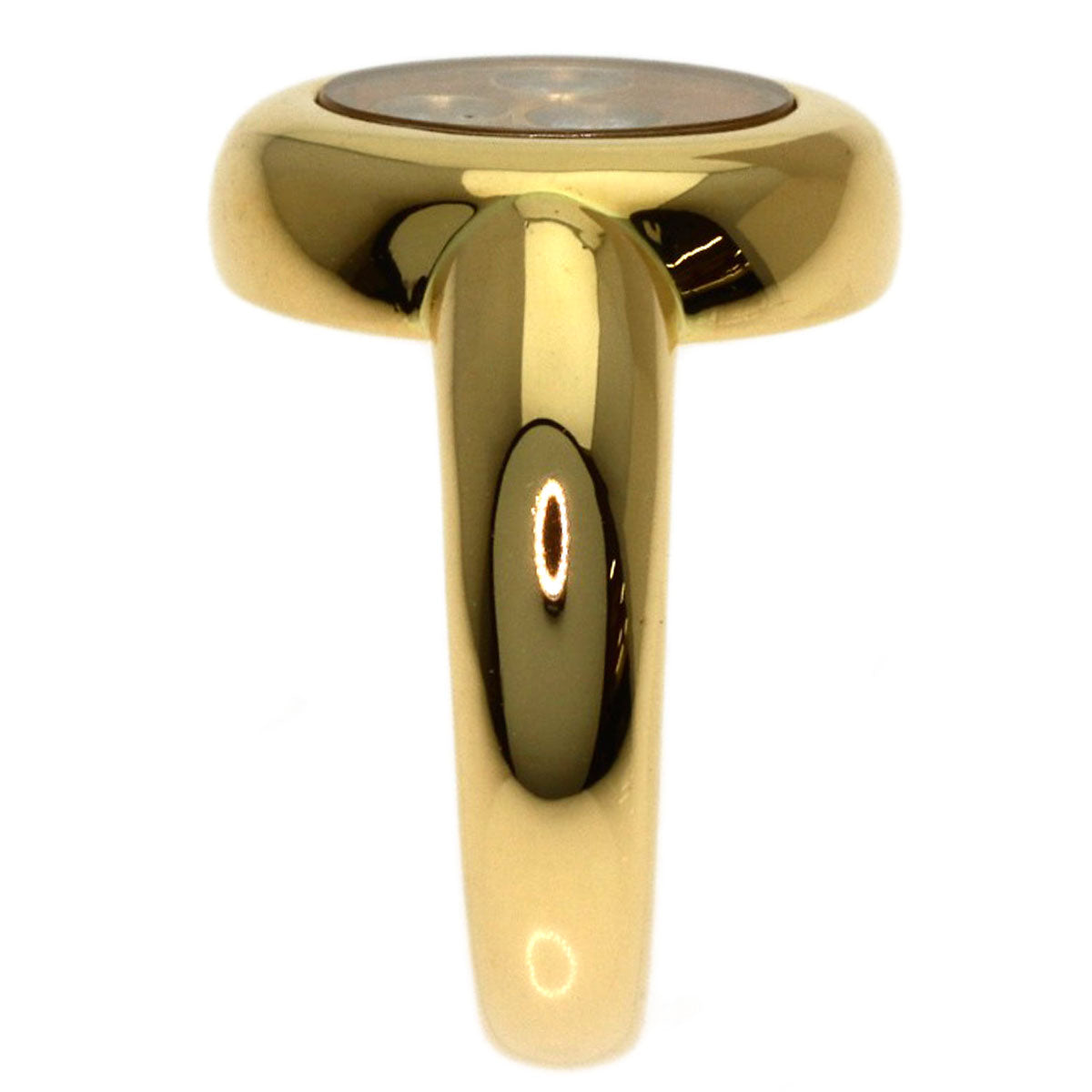 Chopard Happy diamond Ring K18 Yellow Gold Ladies [Used]