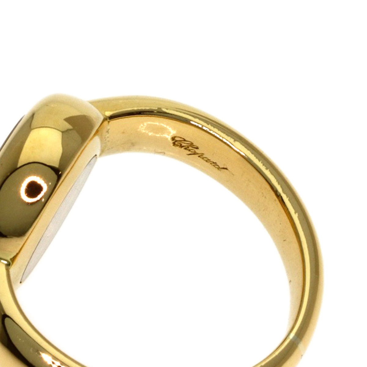 Chopard Happy diamond Ring K18 Yellow Gold Ladies [Used]