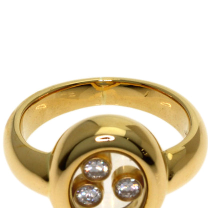 Chopard Happy diamond Ring K18 Yellow Gold Ladies [Used]