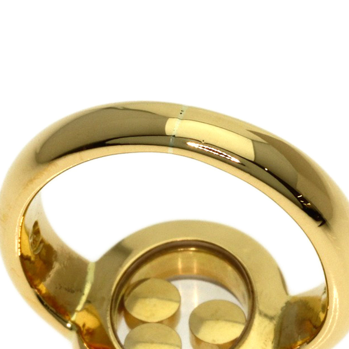 Chopard Happy diamond Ring K18 Yellow Gold Ladies [Used]