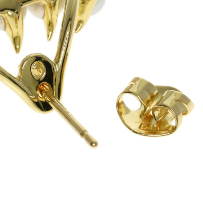 TASAKI Danger Gulper Pearl Pearl Diamond (Single Earring) earring K18 Yellow Gold Ladies [Used]