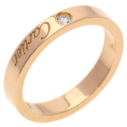 CARTIER C de Cartier 1P Diamond #50 Ring K18 Pink Gold Ladies [Used]