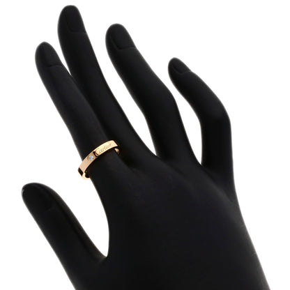 CARTIER C de Cartier 1P Diamond #50 Ring K18 Pink Gold Ladies [Used]