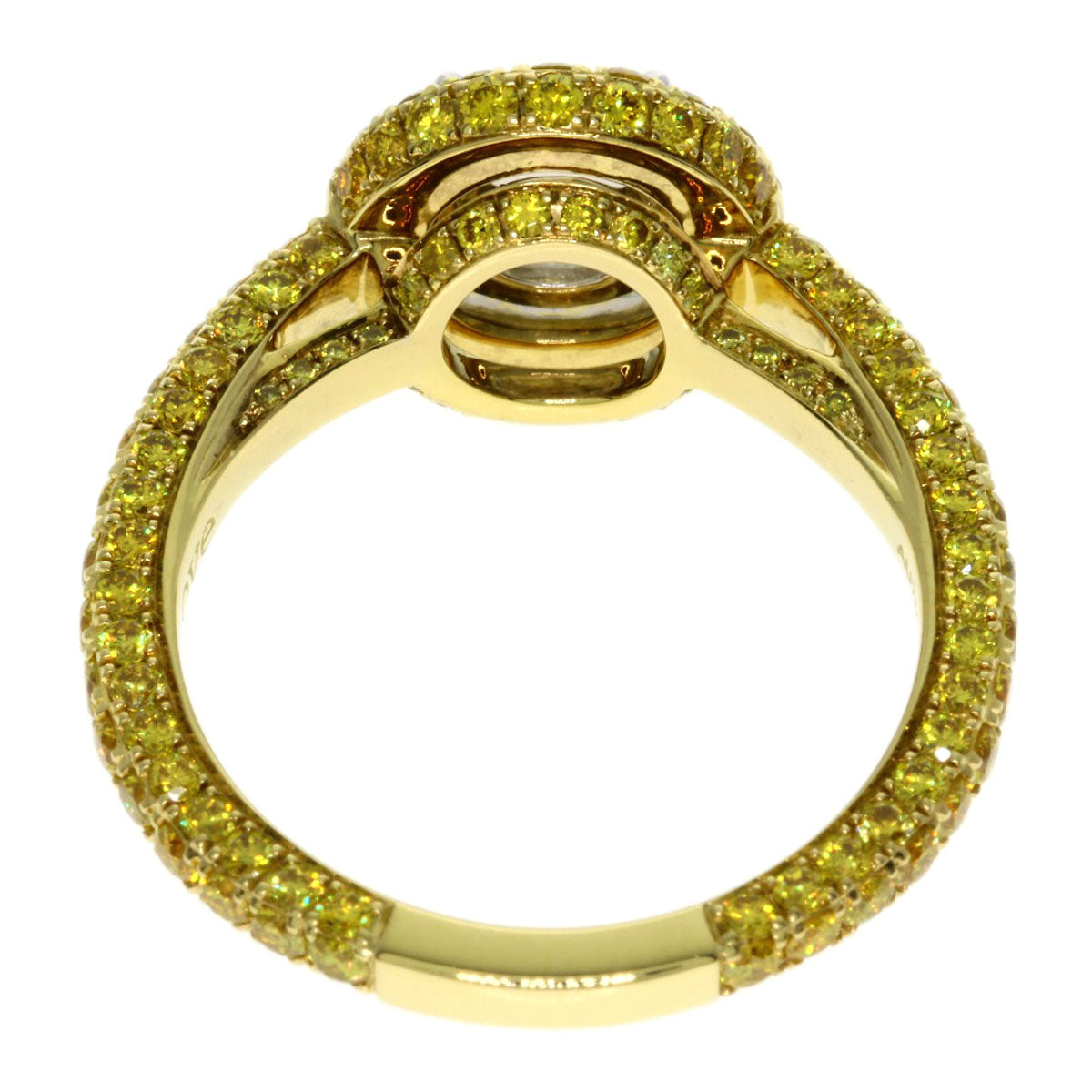 GRAFF Constellation Yellow Diamond I-VVS2 Ring K18 Yellow Gold Ladies [Used]