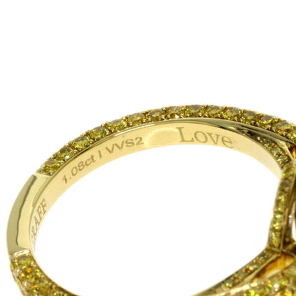 GRAFF Constellation Yellow Diamond I-VVS2 Ring K18 Yellow Gold Ladies [Used]