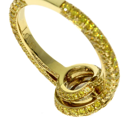 GRAFF Constellation Yellow Diamond I-VVS2 Ring K18 Yellow Gold Ladies [Used]