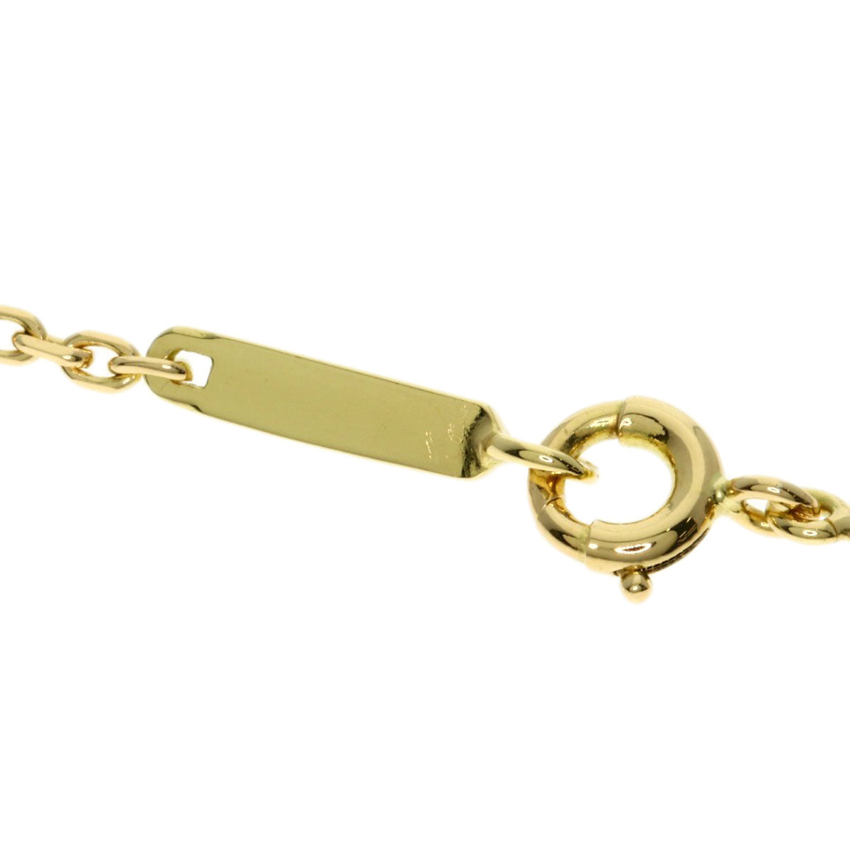 Van Cleef & Arpels Angelic Diamond Hematite Necklace K18 Yellow Gold Ladies [Used]