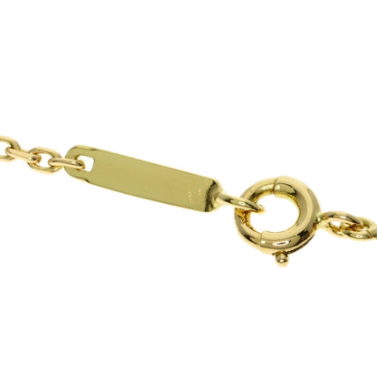 Van Cleef & Arpels Angelic Diamond Hematite Necklace K18 Yellow Gold Ladies [Used]