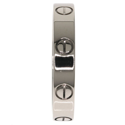 CARTIER Mini love ring #54 Ring K18 White Gold Ladies [Used]