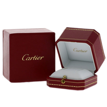 CARTIER Mini love ring #54 Ring K18 White Gold Ladies [Used]